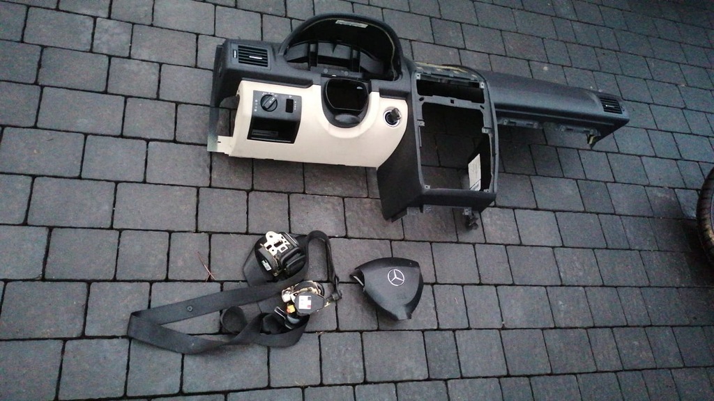 фото №1, Консоль панель приладів air bag ремені a-klasa w169