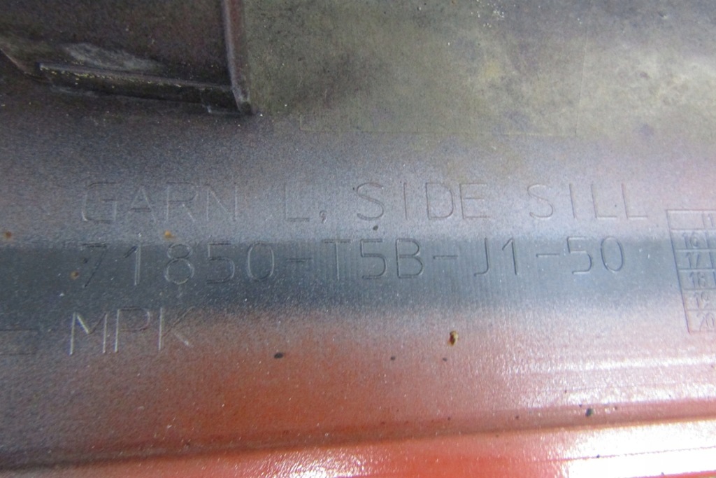 фото №11, Молдинг порог левая honda jazz fit gt sport 15- gk