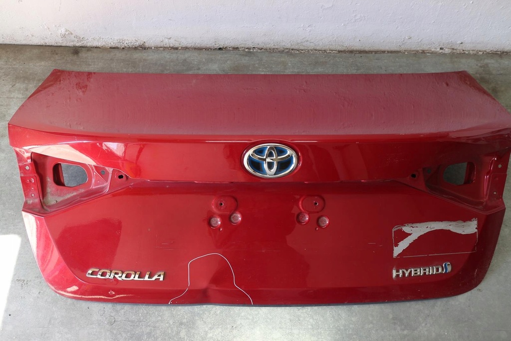 фото №1, Крышка багажника без оснащения задняя toyota corolla e21 sedan 2019-