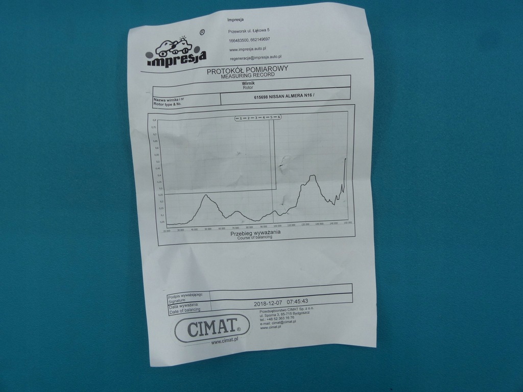 фото №6, Test nissan almera n16 2.2di 705306-1 14411 5m300