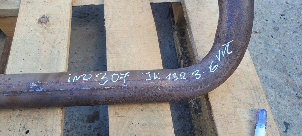 фото №5, Jeep wrangler jk труба вихлопна з'єднувальна 3.6