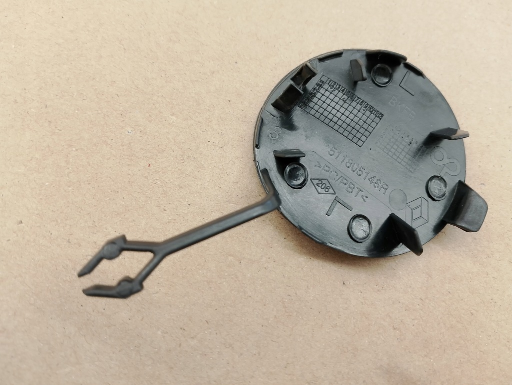 фото №5, Renault megane iv заглушка фаркоп бампер перед