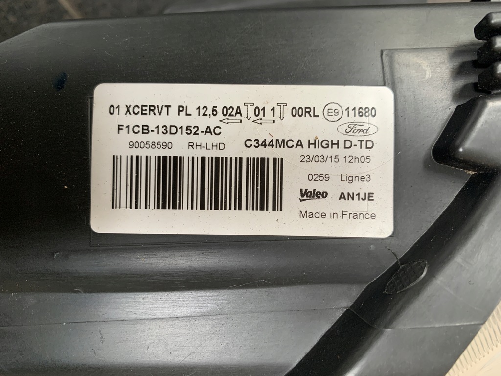 фото №8, Лампа правая ford cmax c-max ксенон комплектная