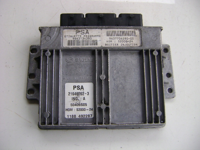 фото №1, Бортовий комп'ютер 9643134380 9637706280-05 peugeot partner