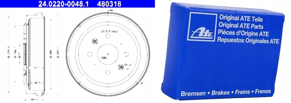 фото №1, Барабан гальмівний. chevrolet aveo 08- chevrolet spark