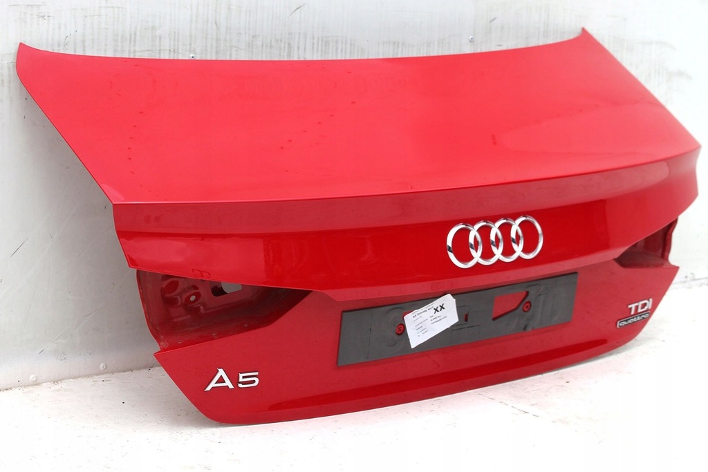 фото №9, Audi a5 8w f5 ly3u задняя бампер задний + крышка багажника багажника ly3u красный 8w6
