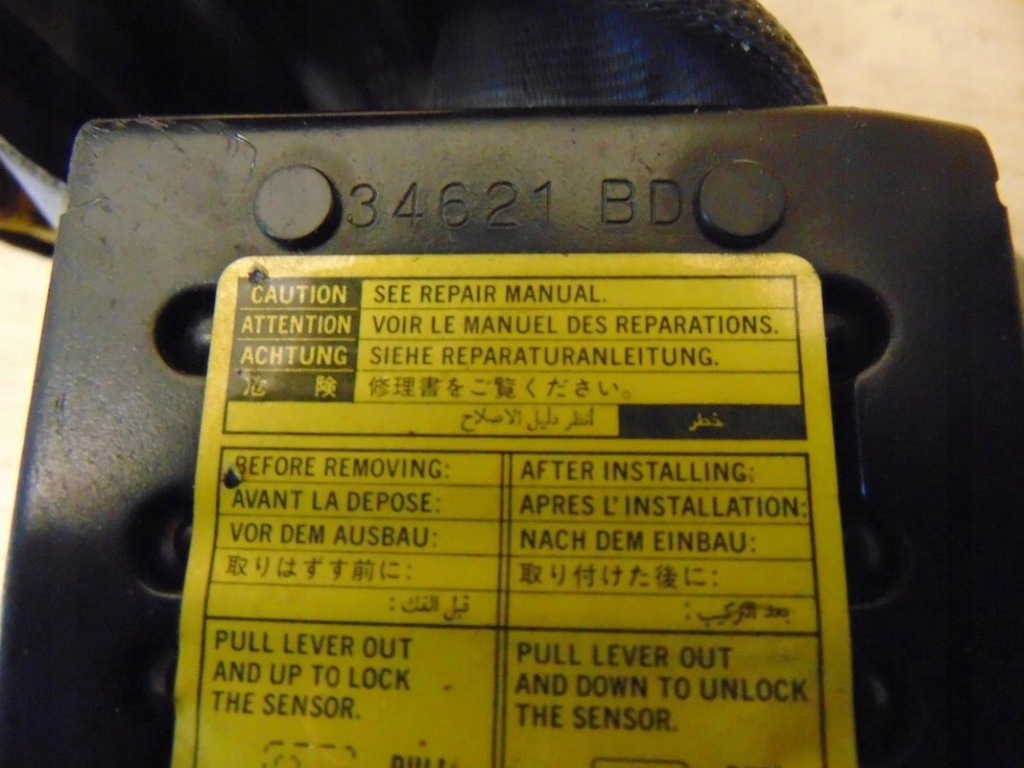 фото №4, Pas натяжитель правый перед subaru forester i 1