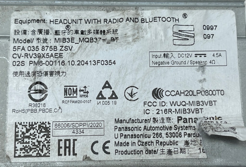 фото №12, A361 seat leon iv 4 экран монитор навигация дисплей 5fa035875b