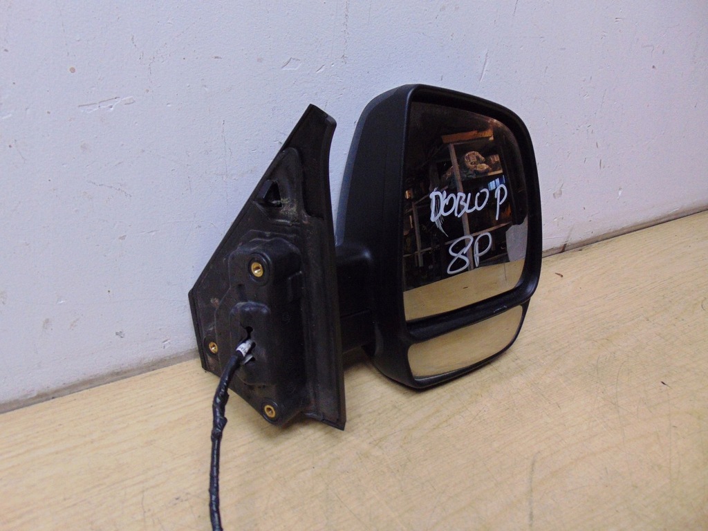 фото №9, Зеркало ele правое fiat doblo ii opel combo d 8 pin europa