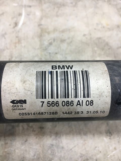 фото №5, Bmw f02 приводной вал правый задняя 7566086