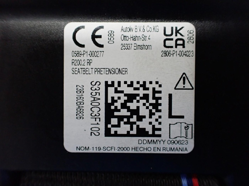 фото №7, Pas безопасности натяжитель левый задняя 648803400e m-pakiet bmw 4 i4 g26 23r