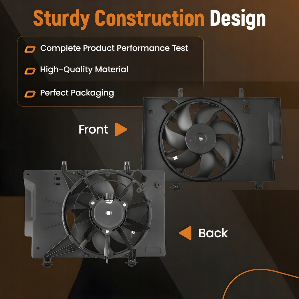 Вентилятор радиатора к ford b-max jk fiesta vi 1.25 1.4 1.5 1.6 1557572 Оригинал