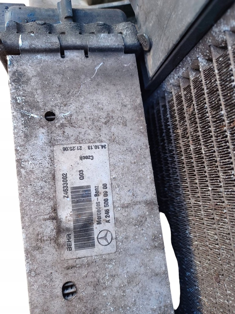 фото №12, Mercedes b w246 246 бампер капот радіатор лампи kompletny перед 787