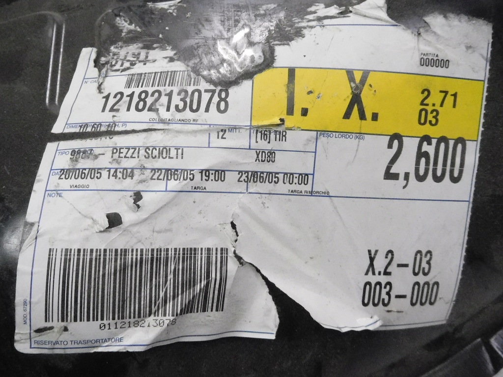 фото №7, Обшивка боковой правое fiat stilo 03-07 46766803