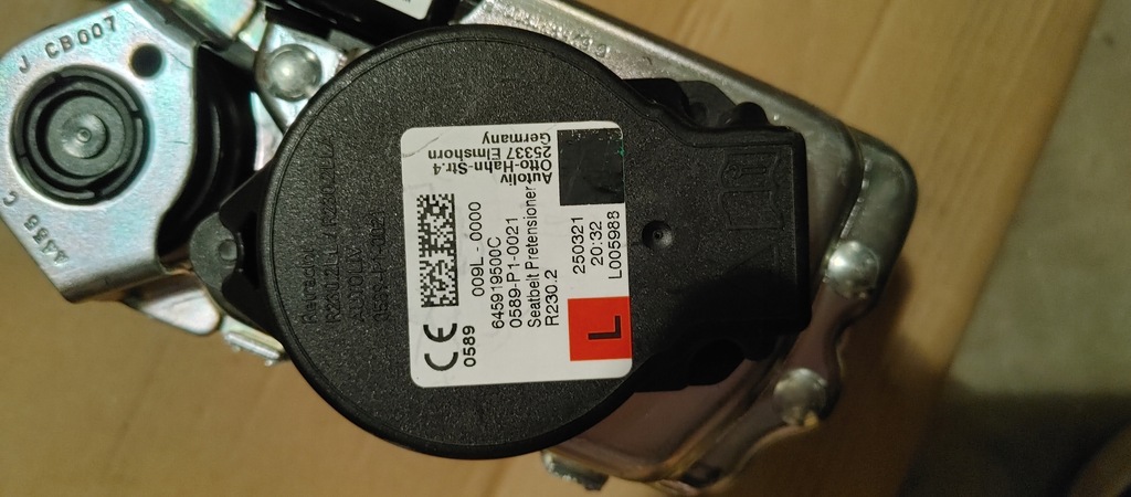 фото №5, Pas безопасности правый перед audi a1 82a gb 18-