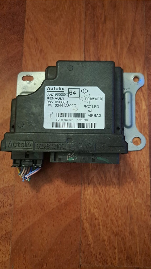 фото №1, Модуль датчик подушка безпеки renault talisman 985109088r