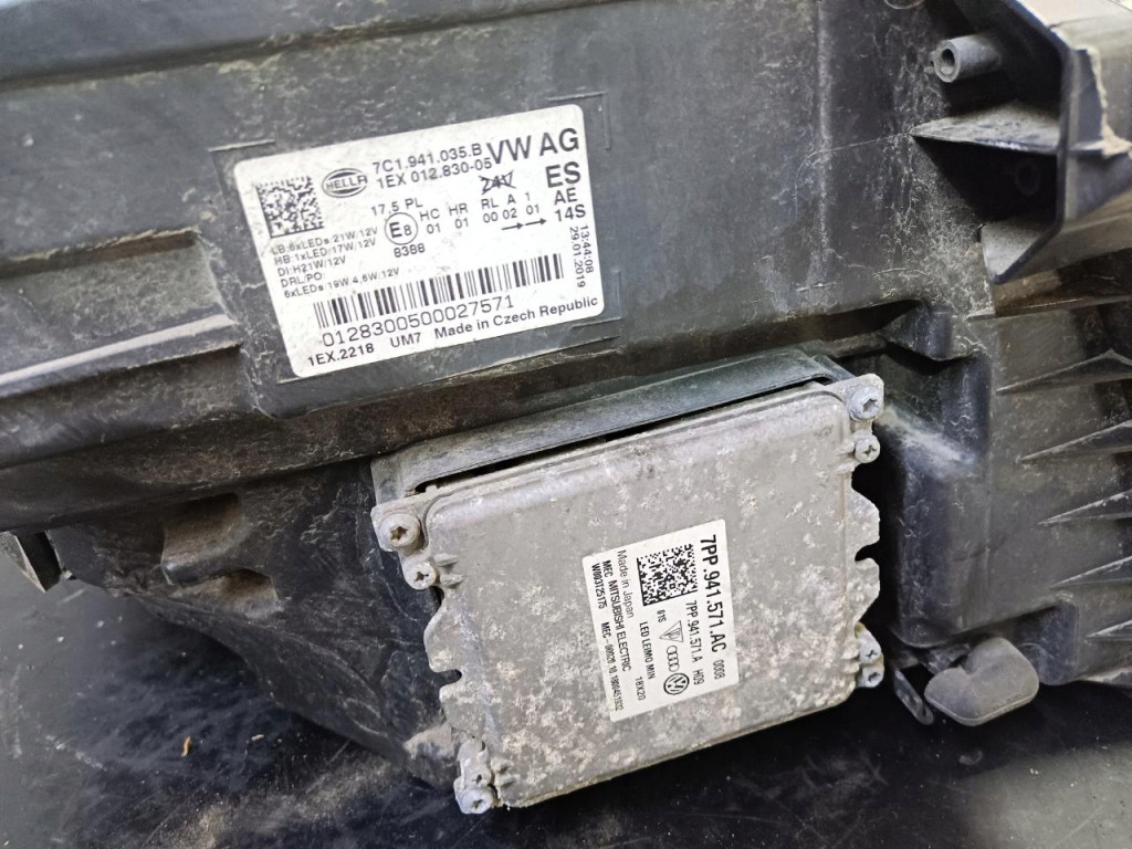 фото №6, Vw crafter ii 2 лампа левая левый перед передняя full led 7c1941035b