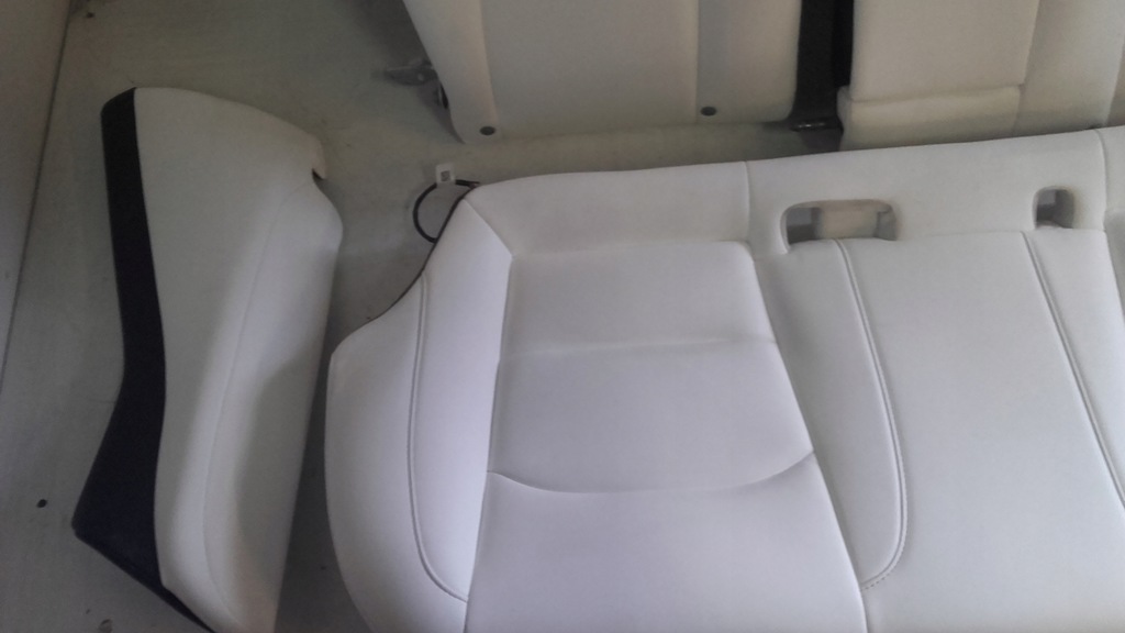 фото №4, Tesla 3 lift задня заднє сидіння білий luxury