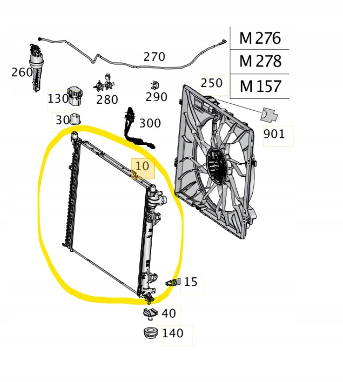 фото №1, Fabrycznie nowa радиатор mercedes w166 | автоматическая коробка передач
