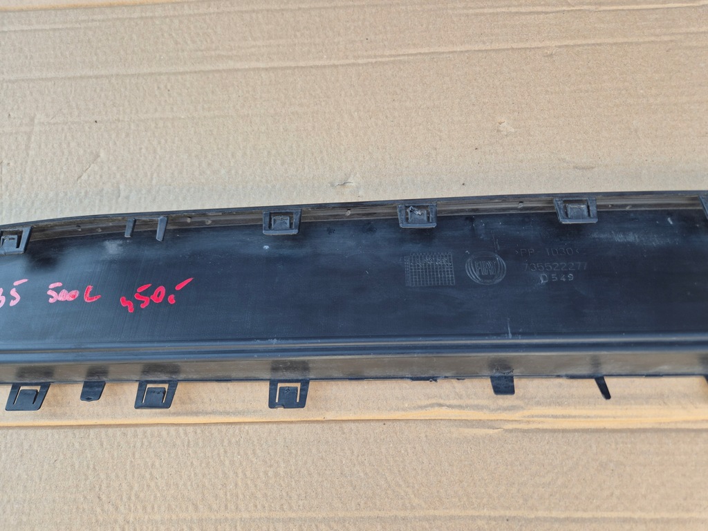 фото №9, Fiat 500l накладка бампера tył.500 l. хром.