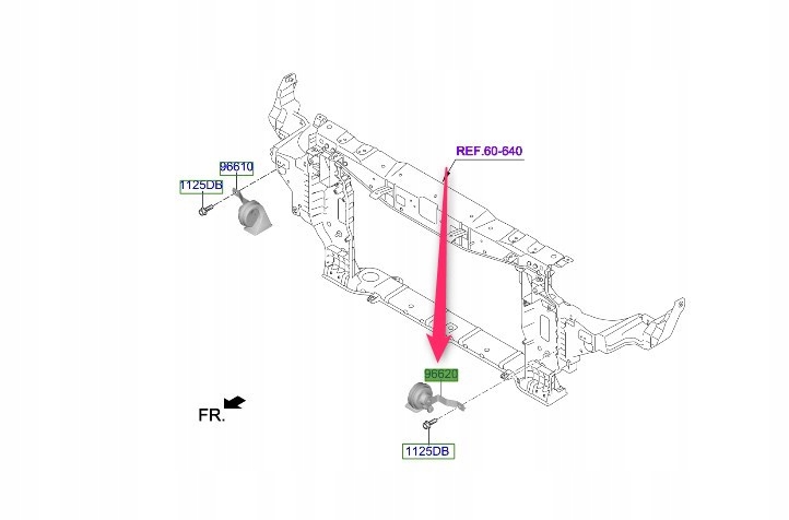 фото №1, Клаксон kia stinger 2017-2020