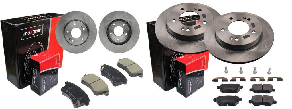 фото №1, Тормозные диски тормозные колодки maxgear p+t kia venga