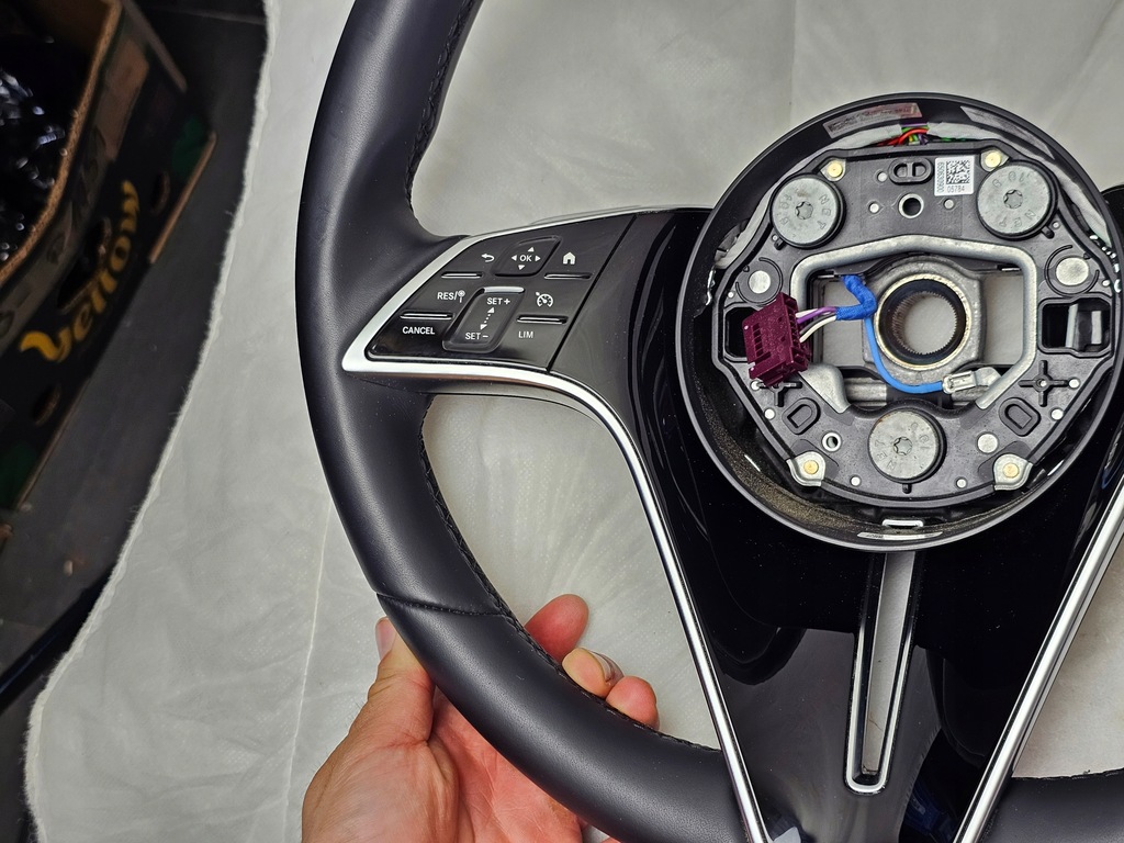 фото №7, Повітропровід шкіра мультифункція пелюстки перемикання mercedes w257 w238 w213 w206 w167