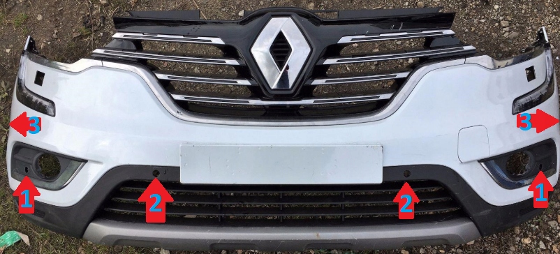 фото №9, Датчик парковки 253a48825r 0263033610 renault