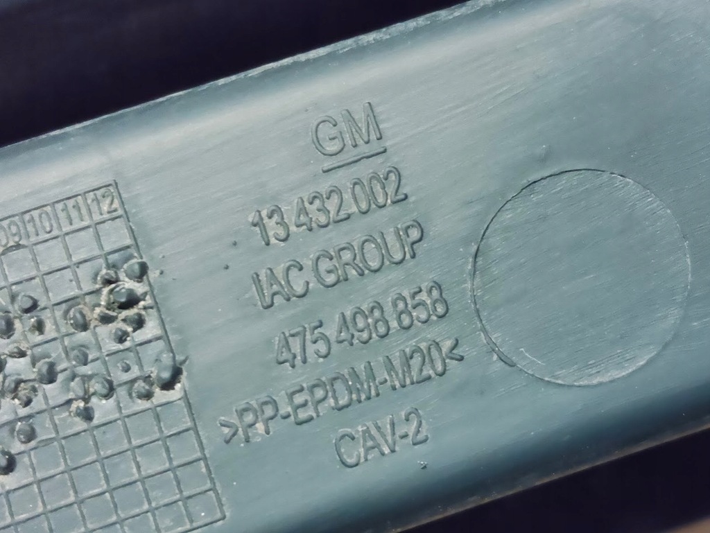 фото №6, Решітка бампера передній середня opel corsa e 13432002