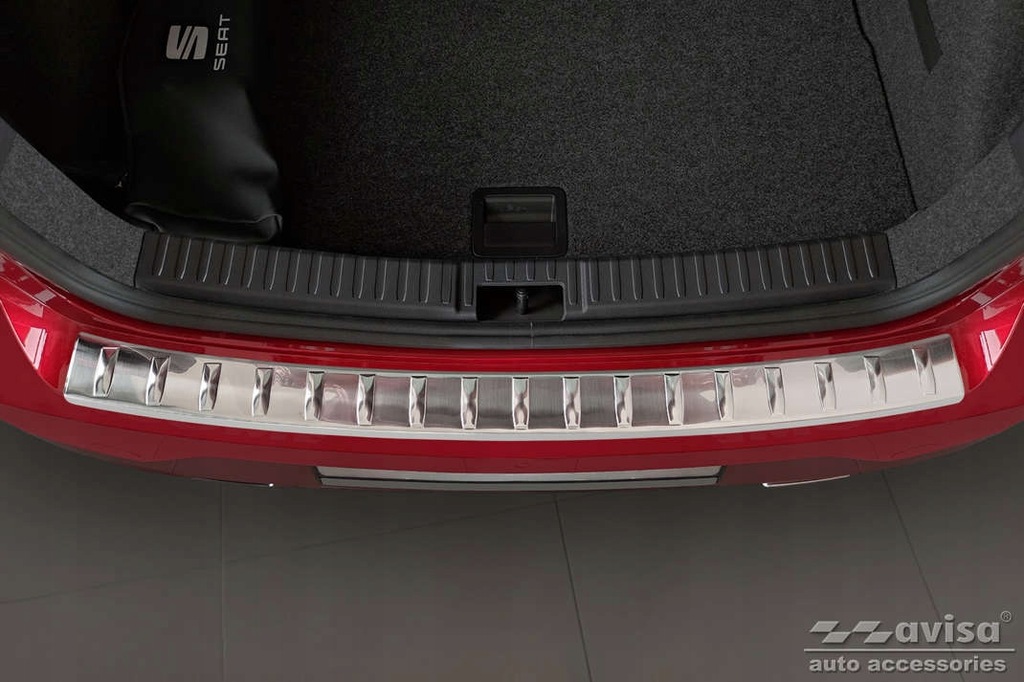 фото №13, Накладка na бампер задний seat ibiza 5 сталь