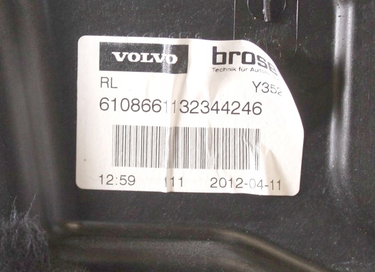 фото №8, Подъемник моторчик стекло задняя левый volvo v60 12r