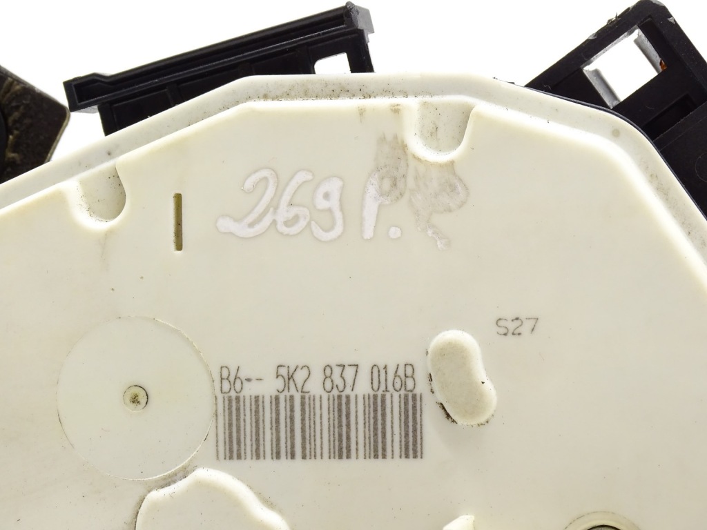 фото №7, Замок дверь правый перед передний vw golf vi 7 pin