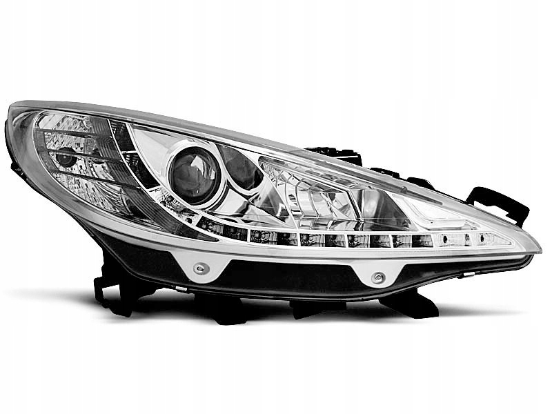 Купить Фары фары peugeot 207 06-12 daylight хром