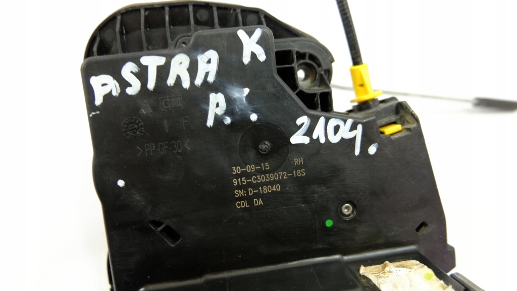 фото №3, Opel astra k замок дверь правый задняя 4pin
