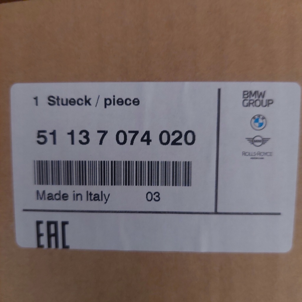 фото №4, Молдинг задній кришки хром mini cooper r53 оригінал 51137074020