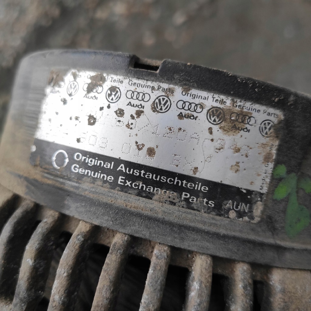 фото №10, Генератор vw caddy 1.9 sdi 99 rok