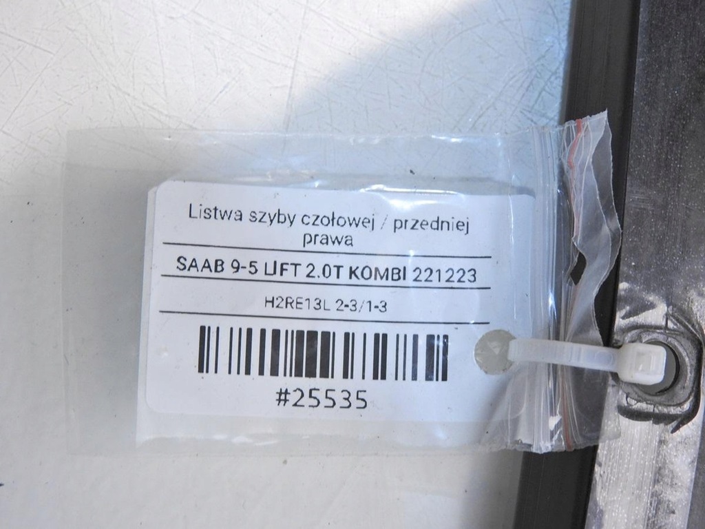 фото №8, Молдинг стекло лобовое правая saab 9-5