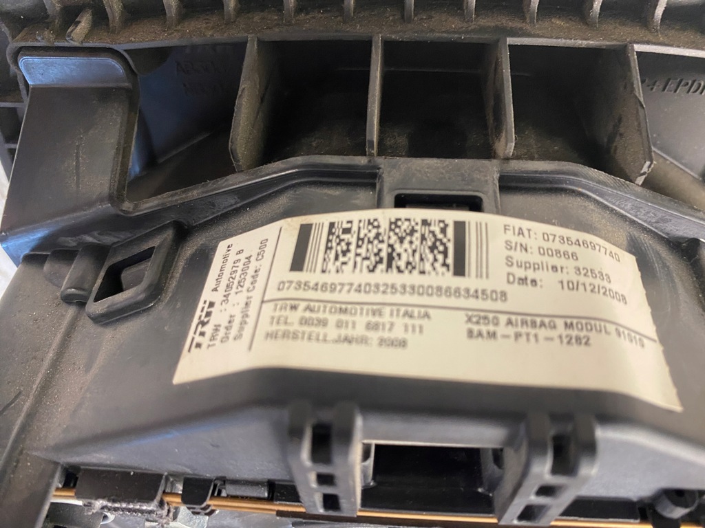 фото №8, Boxer ducato jumper iii подушка подушка безопасности водителя 07354697740