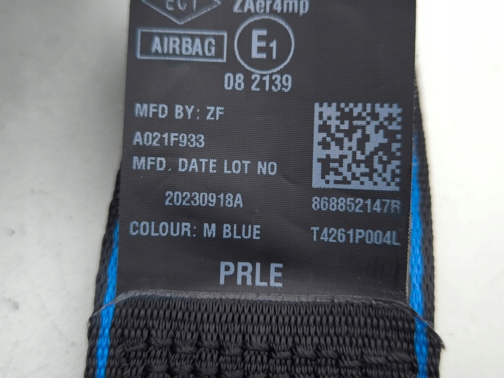 Renault austral передній ремінь безпеки 2023 868852147r Ціна