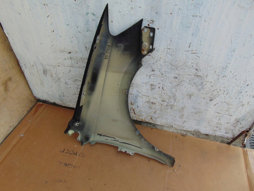фото №11, Крыло левый перед vw polo v 6r 6r0821105g lc9x демонтаж