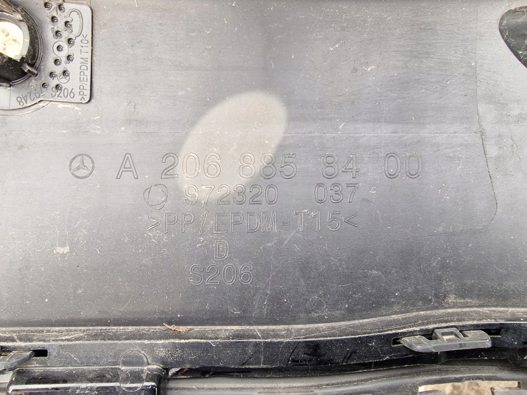 фото №6, Mercedes c klasa w206 бампер задний a2068858400