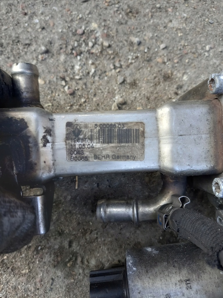 фото №3, Egr радіатор вихлопних газів renault scenic ii 1.9 dci пошкоджена штекер