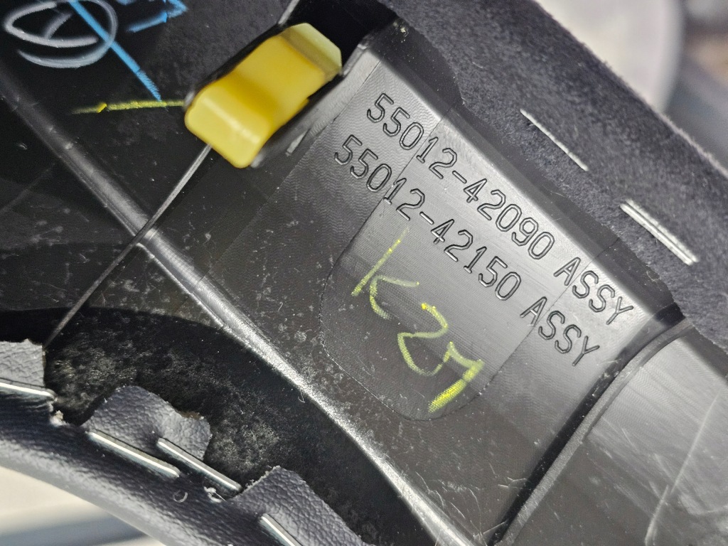 фото №12, Молдинг захист dekor консолі панелі toyota rav4 rav 4 iv шкіра led замша