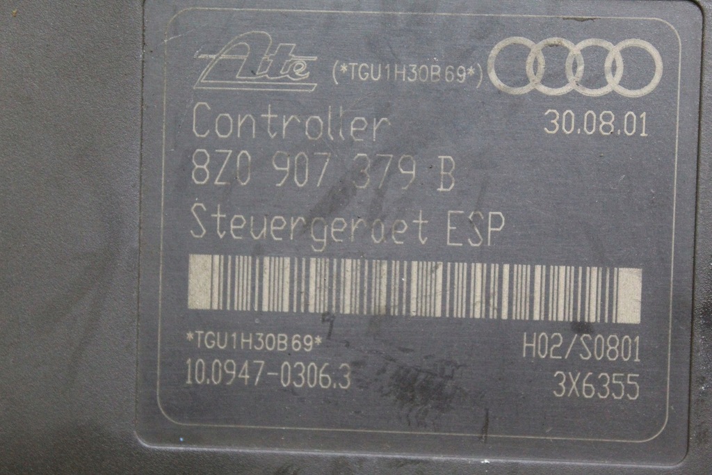 фото №8, Блок управления насос abs audi a2 8z0907379b 8z0614517c