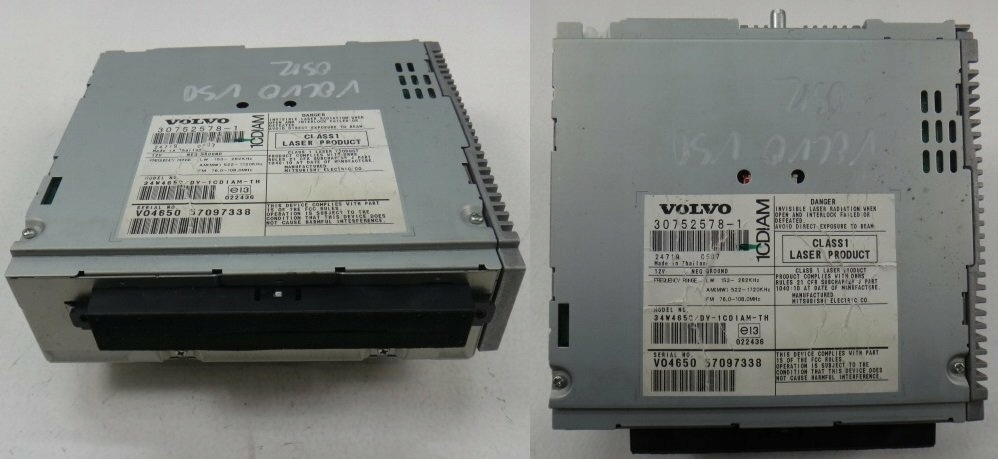 фото №1, Volvo v50 05 r проигрыватель считыватель cd 307525781