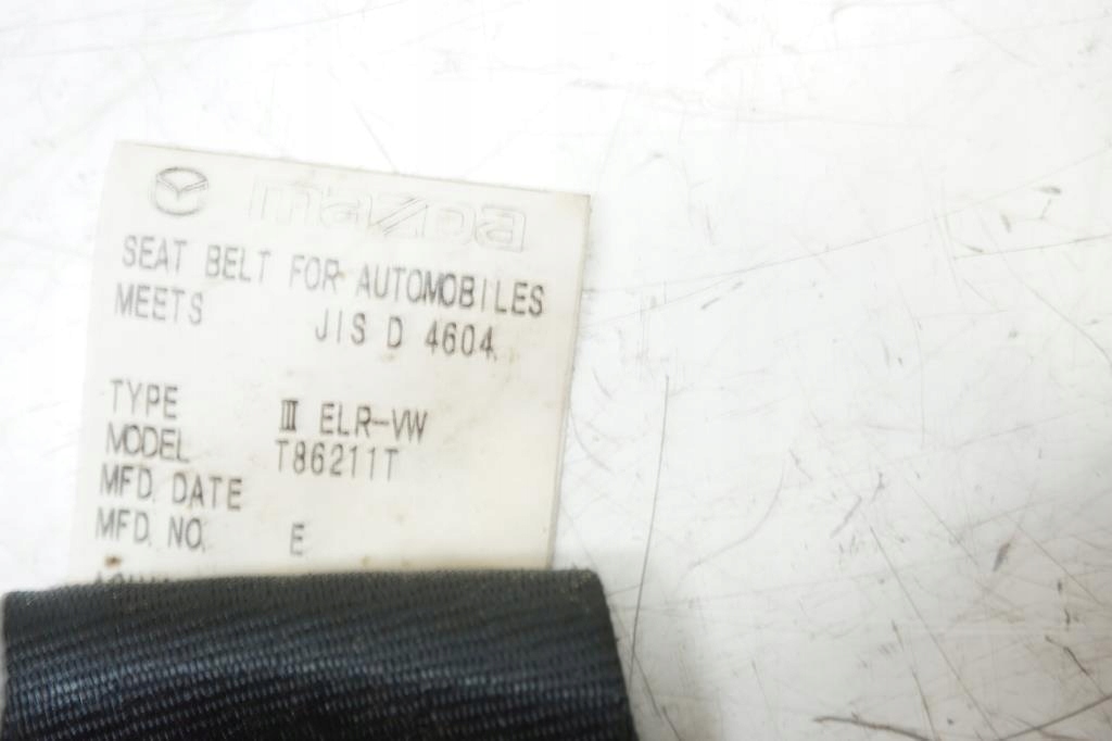 фото №5, Pas безпеки правий задня iii ряд mazda 5