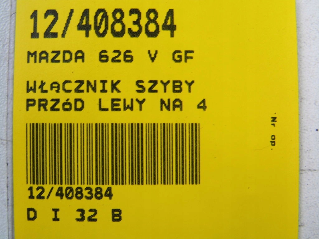 фото №8, Mazda 626 v gf вимикач перемикач опускання вікон перед лівий master
