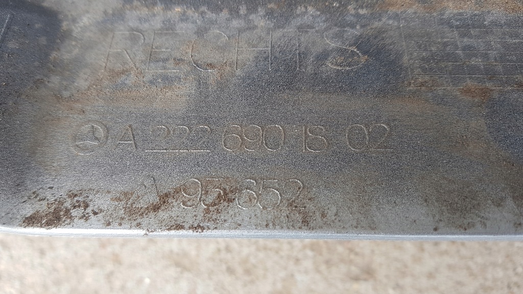 фото №10, Mercedes s550 w222 13-20 молдинг порог 775 usa