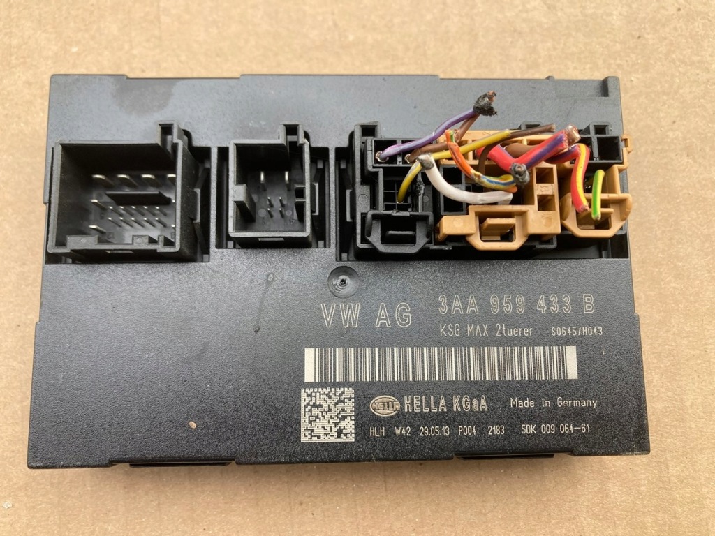 фото №1, Модуль блок управления бортовой сетью vw passat b7 3aa959433b исправный