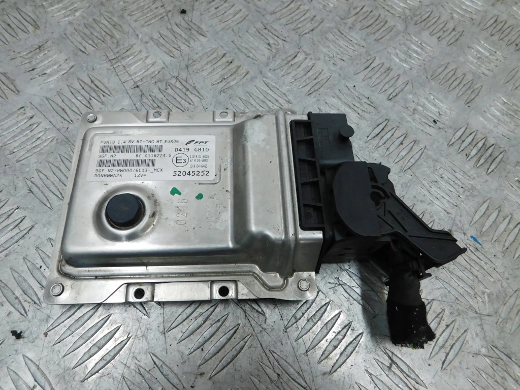 Купить Блок управления бортовой компьютер cng punto evo 1.4 52045252